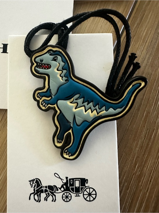 Coach Jewelry - Coach Rexy Dinosaur Leather Purse Charm/Brooch New